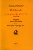 Imagen de portada del libro Homenaje a José Joaquín Montes Giraldo
