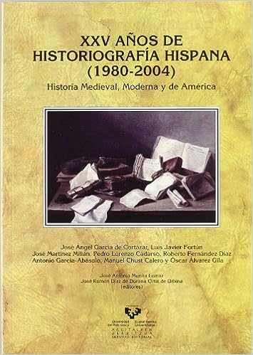 Imagen de portada del libro XXV años de historiografía hispana (1980-2004)