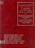 Imagen de portada del libro Bicentenario del descubrimiento del wolframio por los hermanos Elhuyar