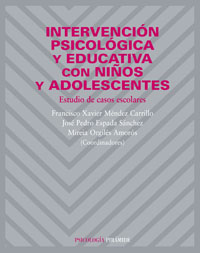 Imagen de portada del libro Intervención psicológica y educativa con niños y adolescentes