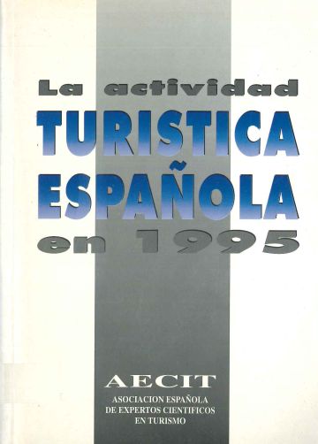 Imagen de portada del libro La actividad turística española en 1995
