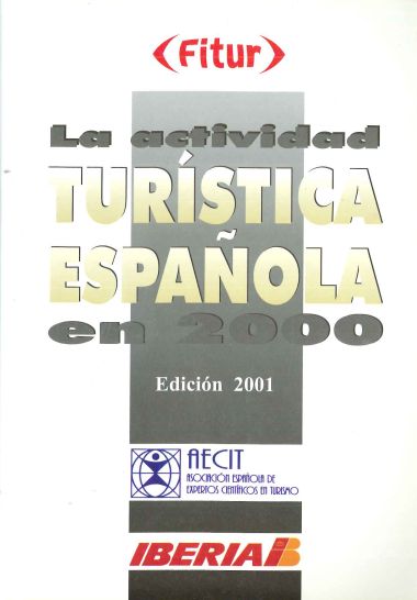 Imagen de portada del libro La actividad turística española en 2000