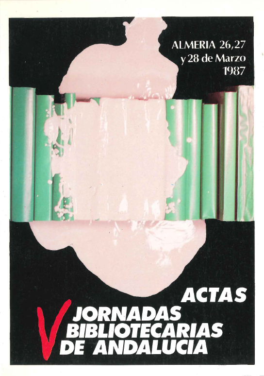 Imagen de portada del libro V Jornadas bibliotecarias de Andalucía