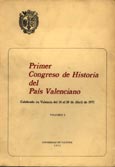 Imagen de portada del libro Primer Congreso de Historia del País Valenciano