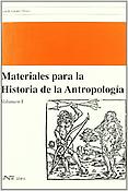 Imagen de portada del libro Materiales para la historia de la Antropología