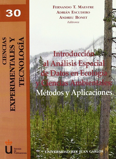 Imagen de portada del libro Introducción al análisis espacial de datos en ecología y ciencias ambientales