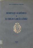 Imagen de portada del libro Homenaje académico a D. Emilio García Gómez