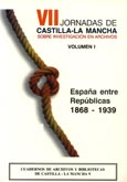 Imagen de portada del libro España entre repúblicas, 1868-1939