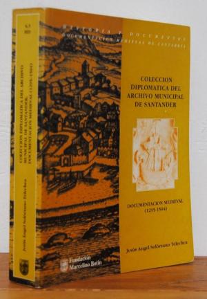 Imagen de portada del libro Colección diplomática del archivo municipal de Santander