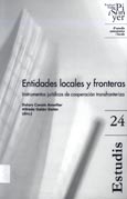 Imagen de portada del libro Entidades locales y fronteras