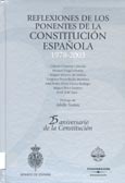 Imagen de portada del libro Reflexiones de los ponentes de la Constitución española, 1978-2003 : 25 aniversario de la Constitución