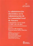 Imagen de portada del libro La administración electrónica en la Administración de la Comunidad Foral de Navarra