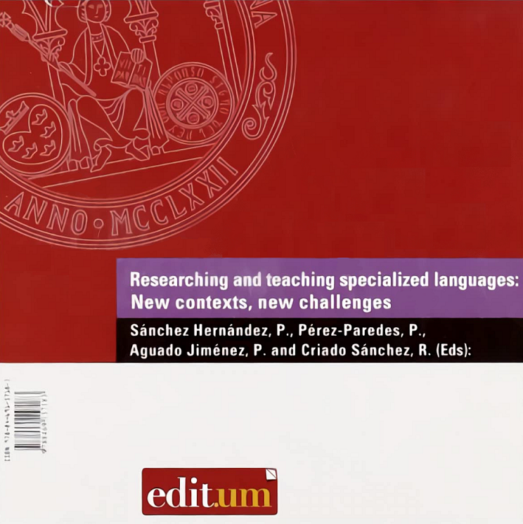 Imagen de portada del libro Researching and teaching specialized languages
