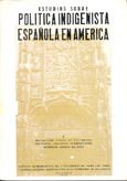 Imagen de portada del libro Estudios sobre política indigenista española en América
