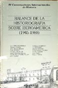 Imagen de portada del libro Balance de historiografía sobre Iberoamérica