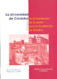 Imagen de portada del libro La Universidad de Córdoba en el centenario de la Junta para la Ampliación de Estudios