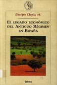 Imagen de portada del libro El legado económico del Antiguo Régimen en España