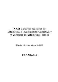 Imagen de portada del libro XXXI Congreso  Nacional de Estadística e Investigación Operativa ; V Jornadas de Estadística Pública