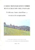 Imagen de portada del libro Curso monográfico sobre restauración del paisaje