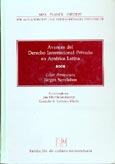 Imagen de portada del libro Avances del derecho internacional privado en América Latina : "liber amicorum" Jurgen Samtleben