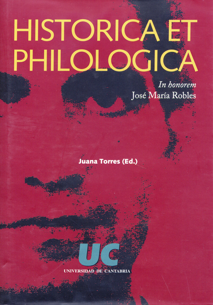 Imagen de portada del libro Historica et Philologica