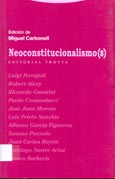 Imagen de portada del libro Neoconstitucionalismo(s)