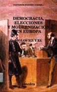 Imagen de portada del libro Democracia, elecciones y modernización en Europa : siglos XIX y XX