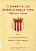 Imagen de portada del libro Calatayud y comarca : actas