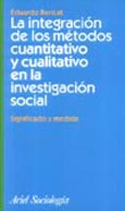 Imagen de portada del libro La integración de los métodos cuantitativo y cualitativo en la investigación social