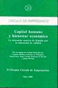 Imagen de portada del libro Capital humano y bienestar económico