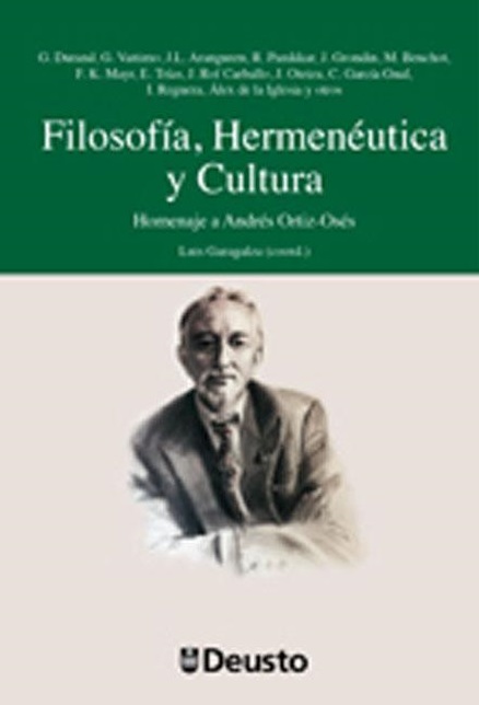 Imagen de portada del libro Filosofía, Hermenéutica y Cultura
