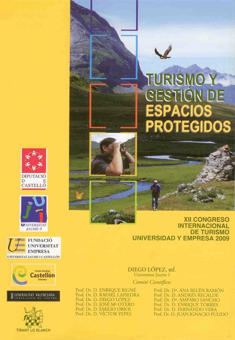 Imagen de portada del libro Turismo y gestión de espacios protegidos