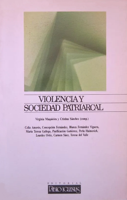 Imagen de portada del libro Violencia y sociedad patriarcal
