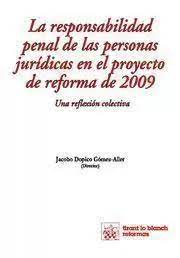 Imagen de portada del libro La responsabilidad penal de las personas jurídicas en el proyecto de reforma de 2009
