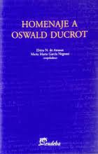 Imagen de portada del libro Homenaje a Osward Ducrot