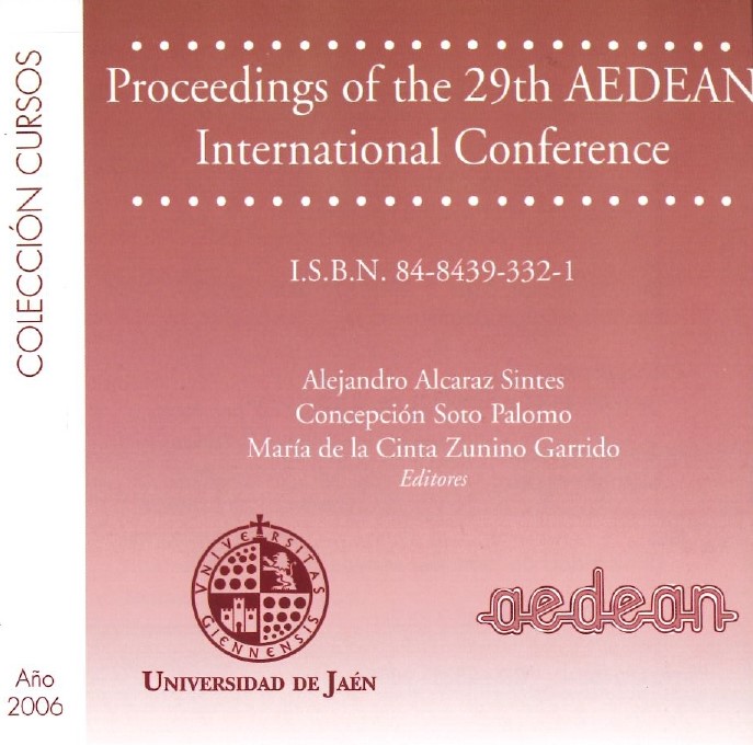 Imagen de portada del libro Proceedings of the 29th internacional AEDEAN conference