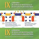 Imagen de portada del libro IX Jornades de xarxes d'investigació en docència universitària