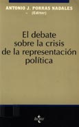 Imagen de portada del libro El debate sobre la crisis de la representación política