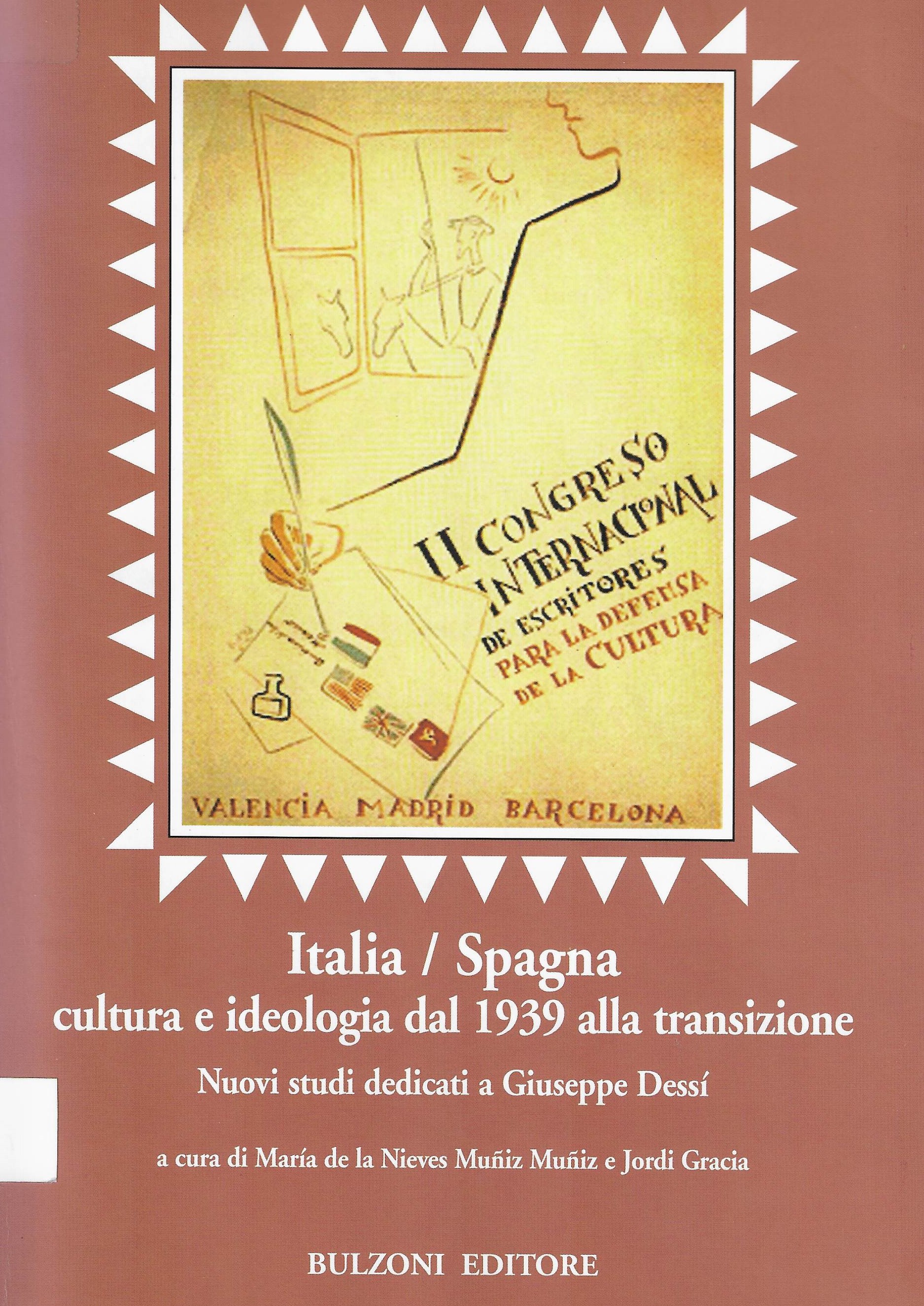 Imagen de portada del libro Italia / Spagna