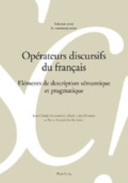Imagen de portada del libro Opérateurs discursifs du français