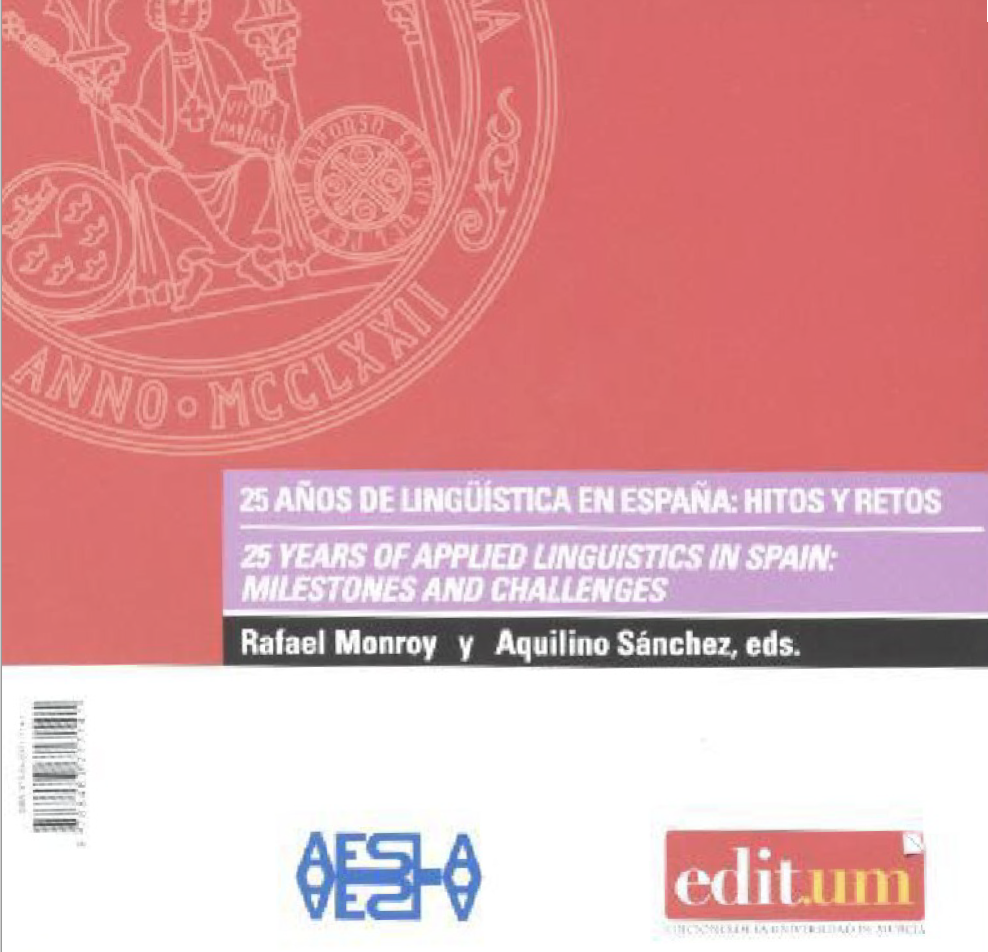 Imagen de portada del libro 25 años de lingüística en España. Hitos y retos