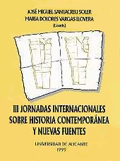 Imagen de portada del libro III Jornadas Internacionales sobre Historia Contemporánea y Nuevas Fuentes