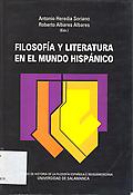 Imagen de portada del libro Filosofía y literatura en el mundo hispánico