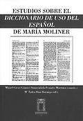 Imagen de portada del libro Estudios sobre el "Diccionario de uso del español" de María Moliner
