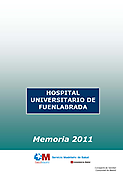 Imagen de portada del libro Memoria 2011 Hospital Universitario de Fuenlabrada