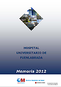 Imagen de portada del libro Memoria 2012 Hospital Universitario de Fuenlabrada