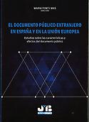 Imagen de portada del libro El documento público extranjero en España y en la Unión Europea