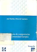 Imagen de portada del libro El sistema de competencias de la Comunidad Europea