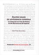Imagen de portada del libro Cuatro siglos de lexicografía española