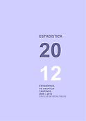 Imagen de portada del libro Estadística de asuntos taurinos 2008-2012. Síntesis de resultados